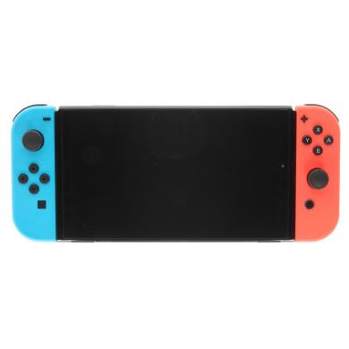 Nintendo Switch (OLED-Modell) néon bleu/néon rouge - comme neuf